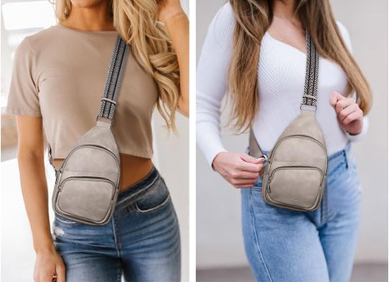 CLUCI Small Sling Bag for Women, Vegan Leather Fanny Pack Crossbody Bags for Women, Unique Birthday Gifts - Image 2